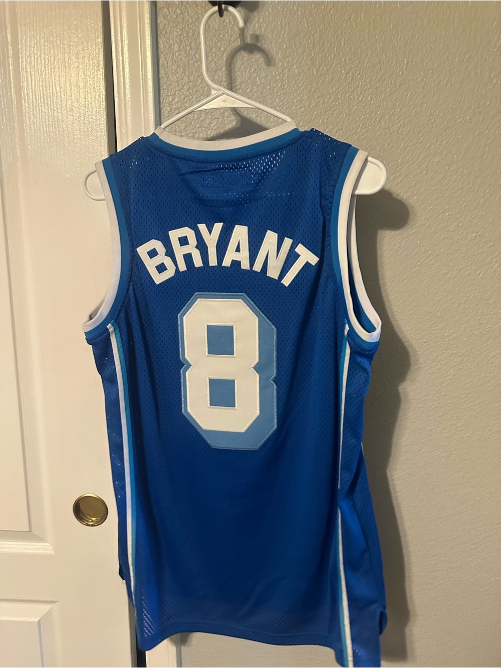 Men's Blue #8 Basketball Jersey - Bryant